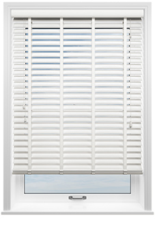 Ecowood Deluxe, Snow White Fine Grain - Venetian Blind